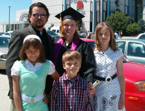 Vaughn family photo from 2007.