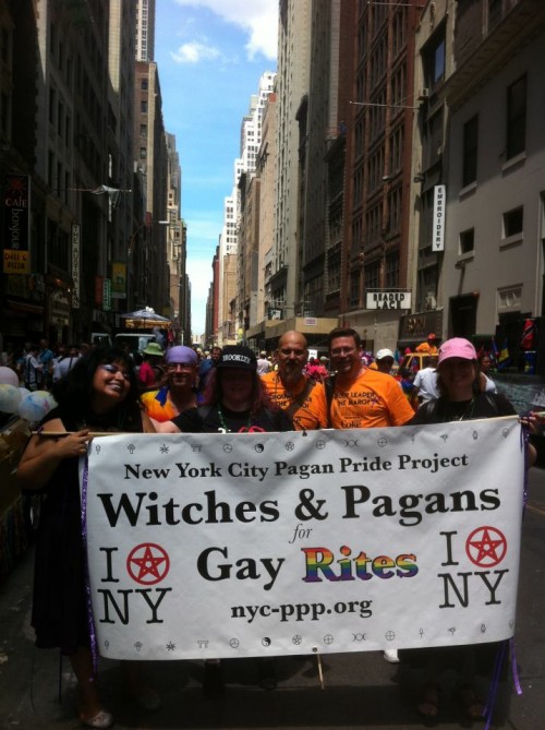 New York City Pagan Pride at Pride (photo: Gary Suto)