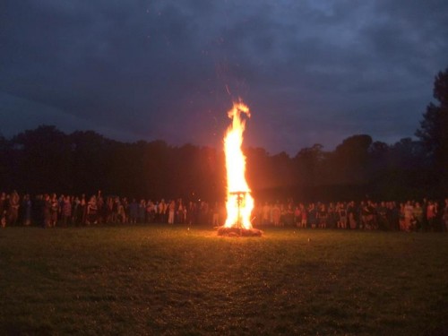 Solstice Fire at Pagan Spirit Gathering