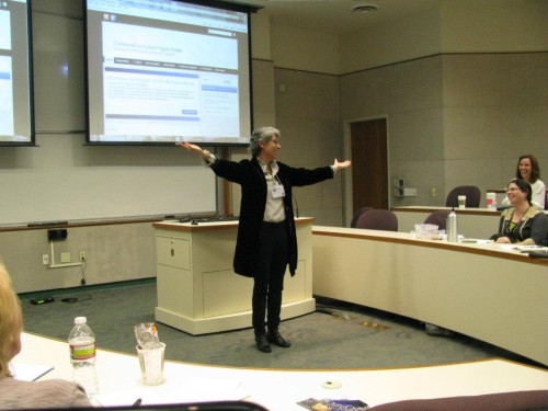 Sabina Magliocco at the Conference on Current Pagan Studies. (Photo: Tony Mierzwicki)