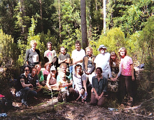 T.Thorn Coyle with Tasmanian Activists in 2006