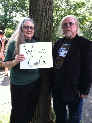 Northern Dawn Local Council's Gary Lingen and Lorelei