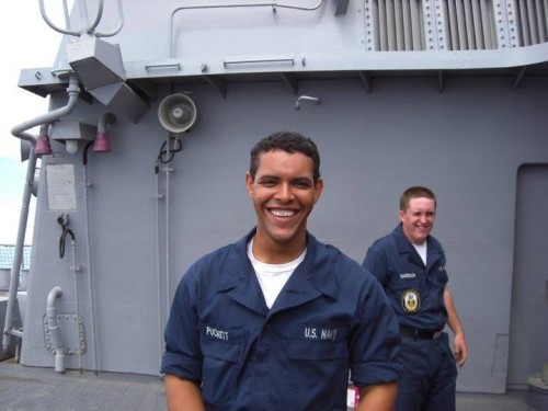 Nathaniel Pucket in the Navy.