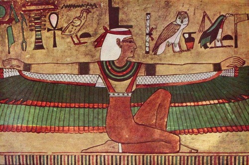 The goddess Isis.