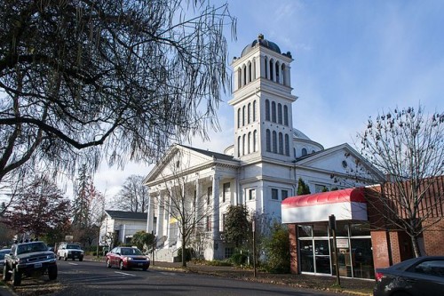 First Christian Church in Eugene, Oregon.