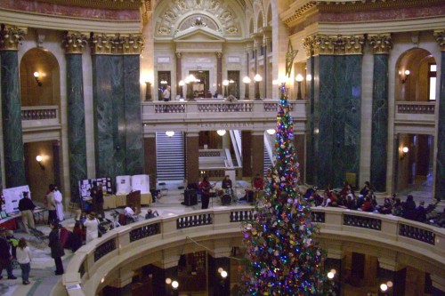 Interfaith Awareness Celebration in Capitol Rotunda, Madison WI