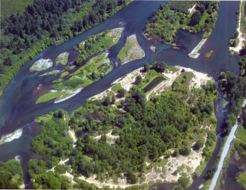 Satellite image of Glassbar Island