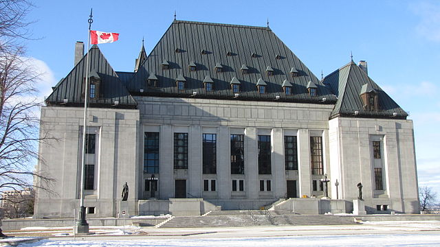 Canadian Supreme Court (Photo Credit: D. Gordon E. Robertson, cc lic. Wikimedia)