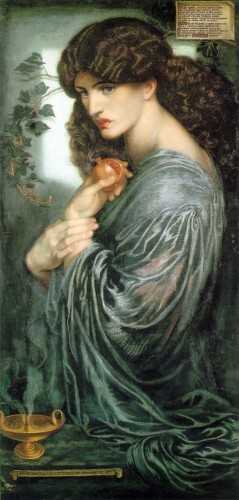 "Prosperine," Dante Gabriel Rosetti, 1874.