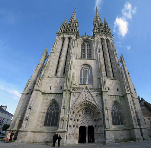 Quimper Cathedral, (CC Tom DL)