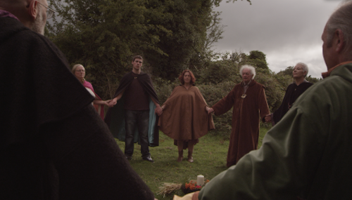 Owl Grove performing Lughnasadh Ritual [Photo Still: Sacred Sites Ireland]