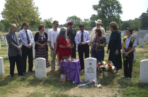 The first Pagan-Christian VA marker was placed in 2007.