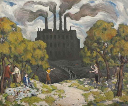 Cyril Mann, "Dark Satanic Mills" 1920.