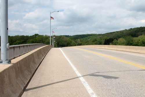 Route 42 over the Susquehanna River into Catawissa. Photo by jakec