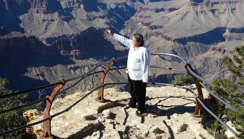 Andy Paik at the Grand Canyon  (Feb 14 2015) 