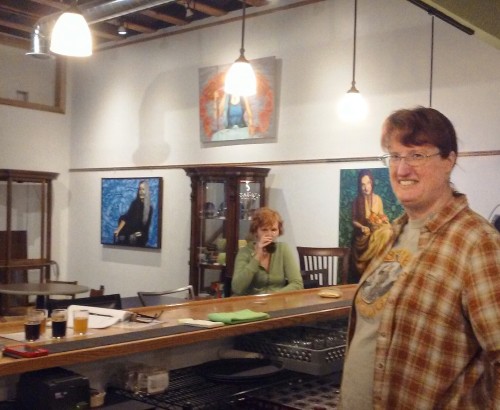 Founder Kathleen Culhane at Sidhe Brewery [photo Cara Schulz]