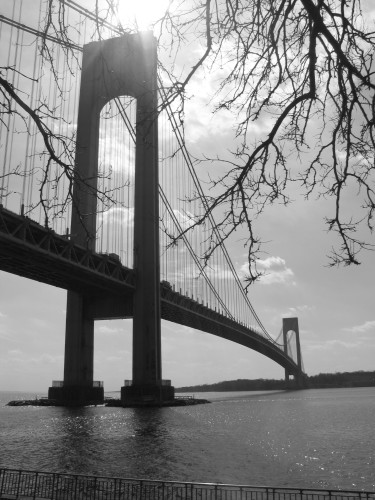 Verrazano Bridge from Bay Ridge, Brooklyn. Photo by Alley Valkyrie.