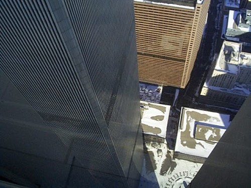 7 WTC as seen from the South Tower. Photo by Duncan Rawlinson.