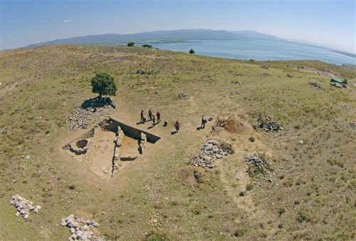 One of the castles being excavated. [photo, Department of Historical Antiquities, Turkey]