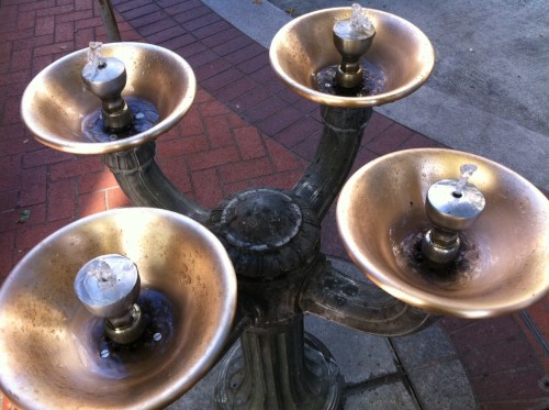 Portland's historic 'Benson Bubblers'. originally installed as temperance fountains in the early 20th century. 