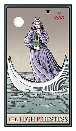 Priestess from the Alchemical Tarot