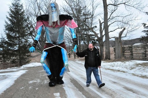 The Frost Giant arrives at Northern Lights Gathering. Courtesy photo