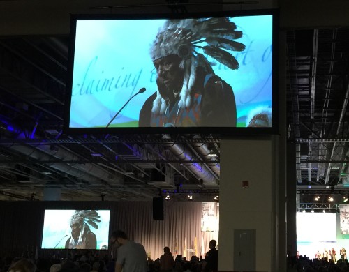 From Opening Ceremonies of the Parliament of the World's Religions 2015 [Photo Credit: H. Greene]