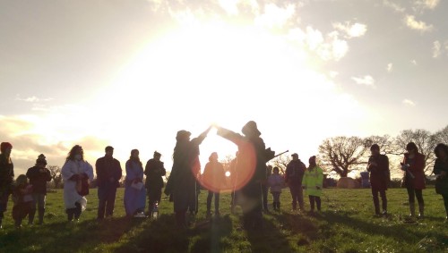 Upton Winter Solstice ritual 2015 [Courtesy Photo]