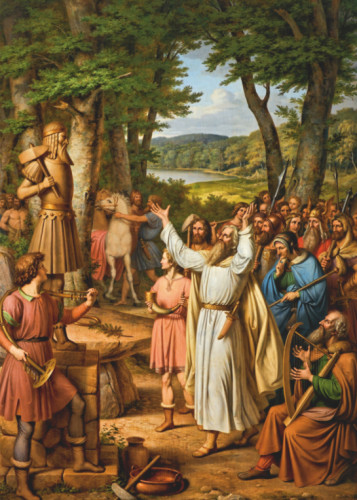 Sacrifice to Thor by J.L. Lund (1777-1867) 