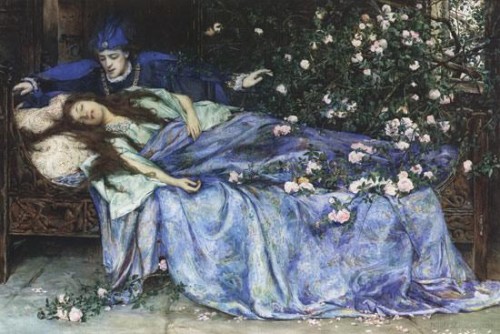 "Sleeping Beauty" by Henry Meynell Rheam (1899) [Public domain]