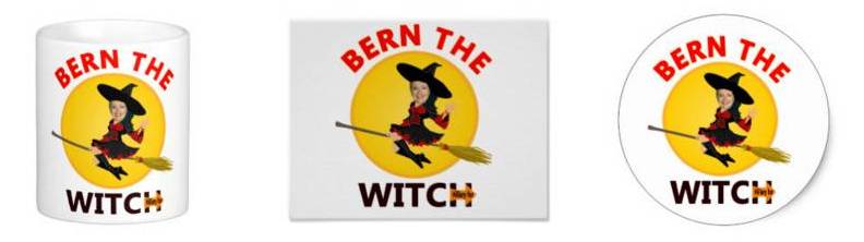 “Bern the Witch” slogan angers voters
