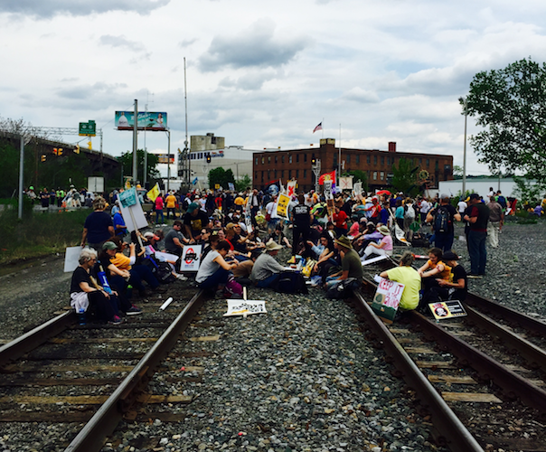 Pagans break free, risking arrest to protest climate change