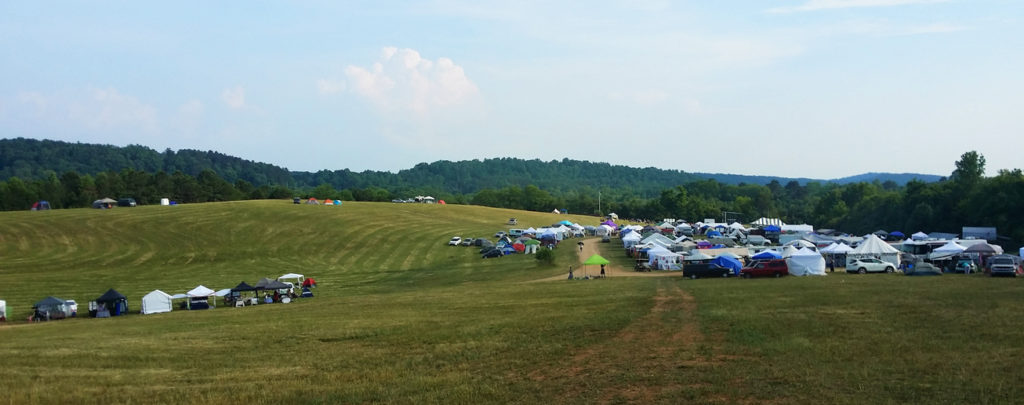 Vendors at CalderaFest Photo credit: S. Ciotti