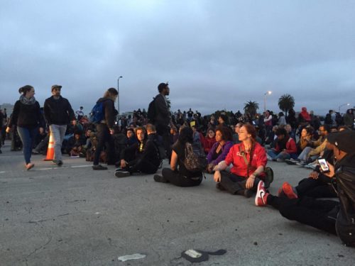 Ravenna at Oakland protest July 2016 [Courtesy Photo]