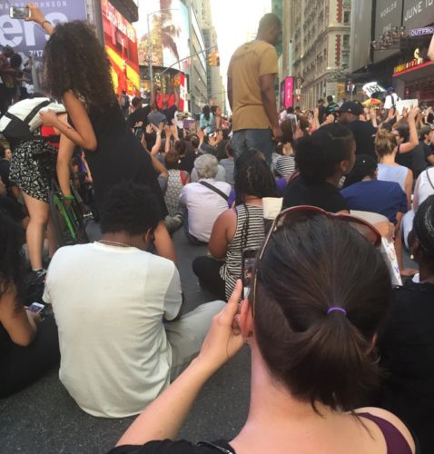 Protest in NYC July 2016 [Courtesy C. Weber]