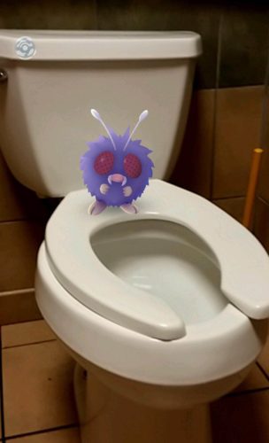 Pokemon show up in the most untimely of locations [Photo Credit: E. Howard]