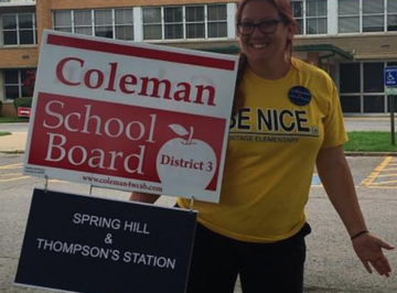 Druid Christy Coleman’s run for the Williamson County School Board