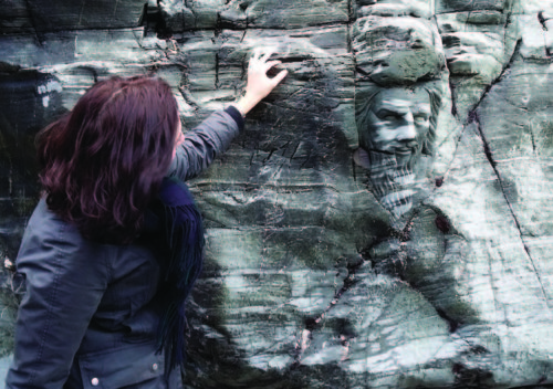 Merlin carving [Courtesy English Heritage]