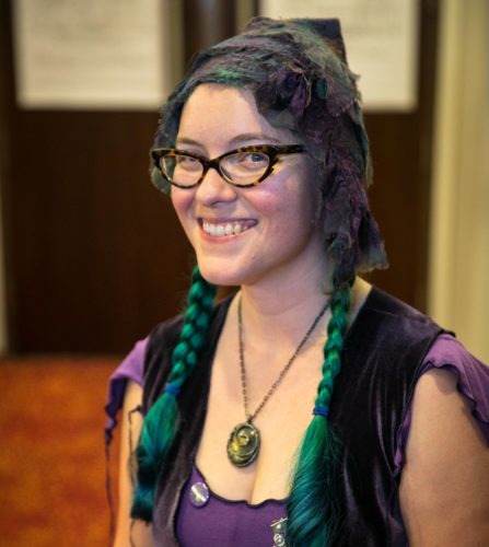 S.J. Tucker between DragonCon workshops, 2016 [© Desosil Photography]