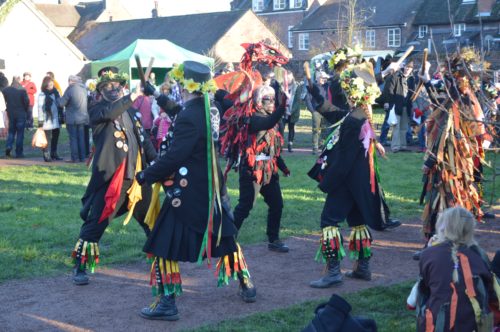 Morris Dancers at Bewdley Wassail 2012 [Photo Credit: P. Dixon]