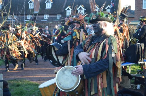 Morris Dancers at Bewdley Wassail 2012 [Photo Credit: P. Dixon]