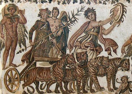 Dionysos mosaic [Ancient Images / Flickr]