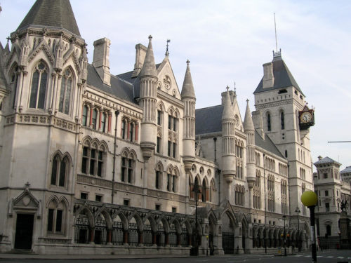 High Court of Justice of England and Wales, London (commonly known as the High Court) [Credit: Wikimedia]