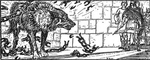rona-f-hart-how-the-wolf-was-bound-snap-the-chain-broke-again-tyr-fenrir-norse-mythology-myth-illustration-image
