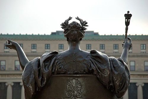 Goddess Columbia [By Sean Shapiro / Wikimedia]