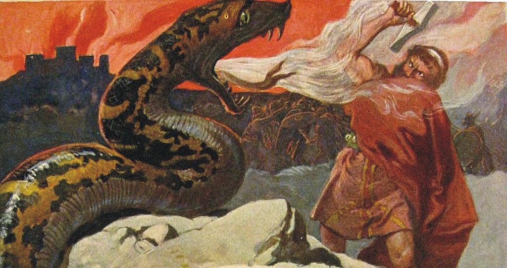 thor-jormungand-jormundgandr-world-serpent-snake-that-encircles-the-world-sea-ocean-norse-myth-norse-mythology-the-wild-hunt-symbolism-karl-e-h-seigfried-myth-god-gods