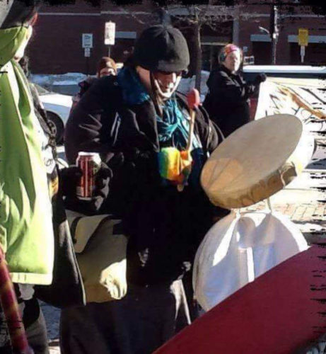 Trisha Morey at Idle No More in Portland, Maine [Courtesy photo]