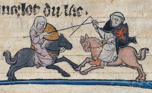 man-woman-jousting