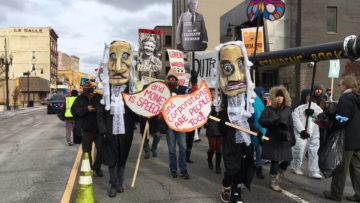 “Whiting 41” use hearing to protest Trump picks