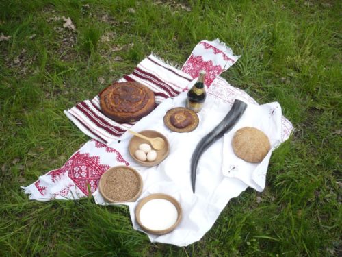 Items laid out during ritual [provided]